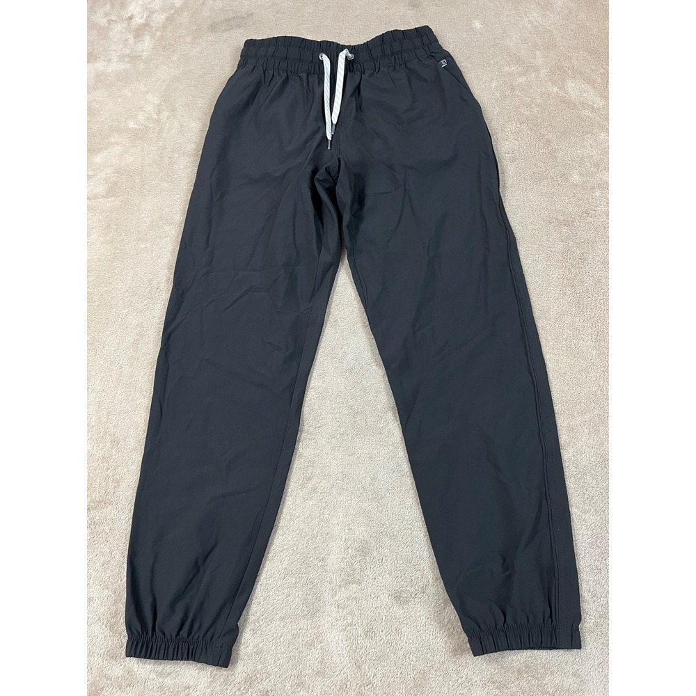 Vuori Womens Weekend Jogger size XS (25) Black Athletic Pants Pockets VW422 EUC